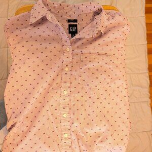Gap Perfect Fit Button Up Collared  Medium